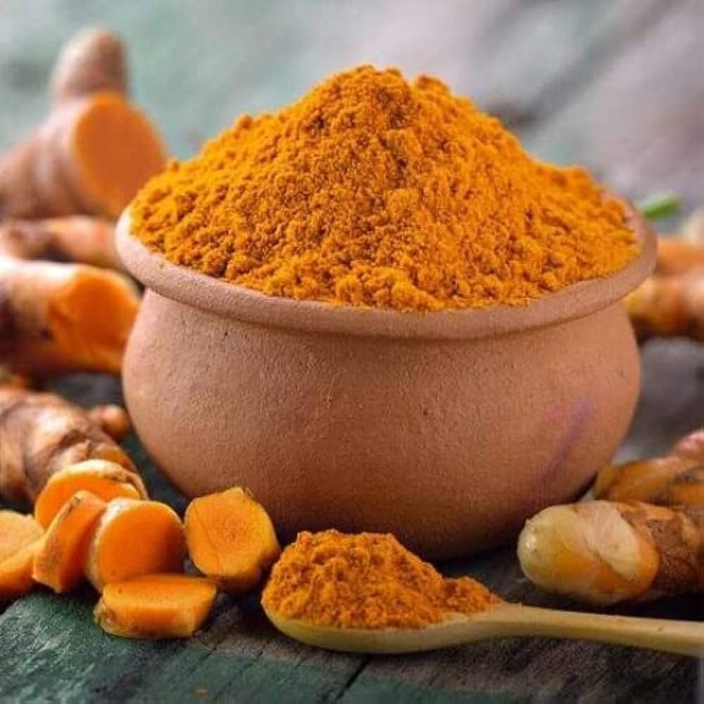 Raw Turmeric & Turmeric Powder