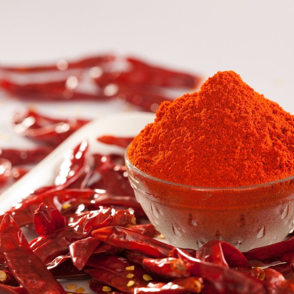 Raw Red Chilli & Chilli Powder
